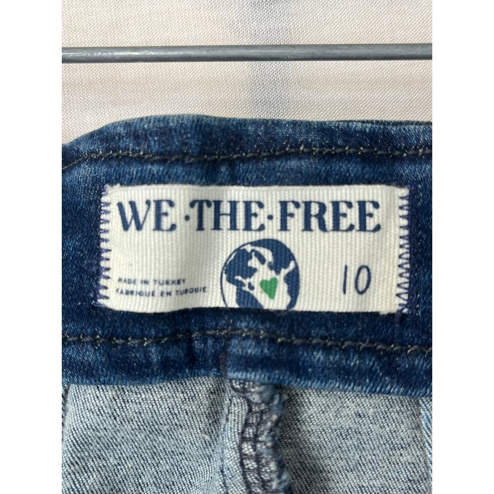 NWT We The Free Layla High Waisted front zipper denim mini skirt, size 10 - Picture 2 of 10